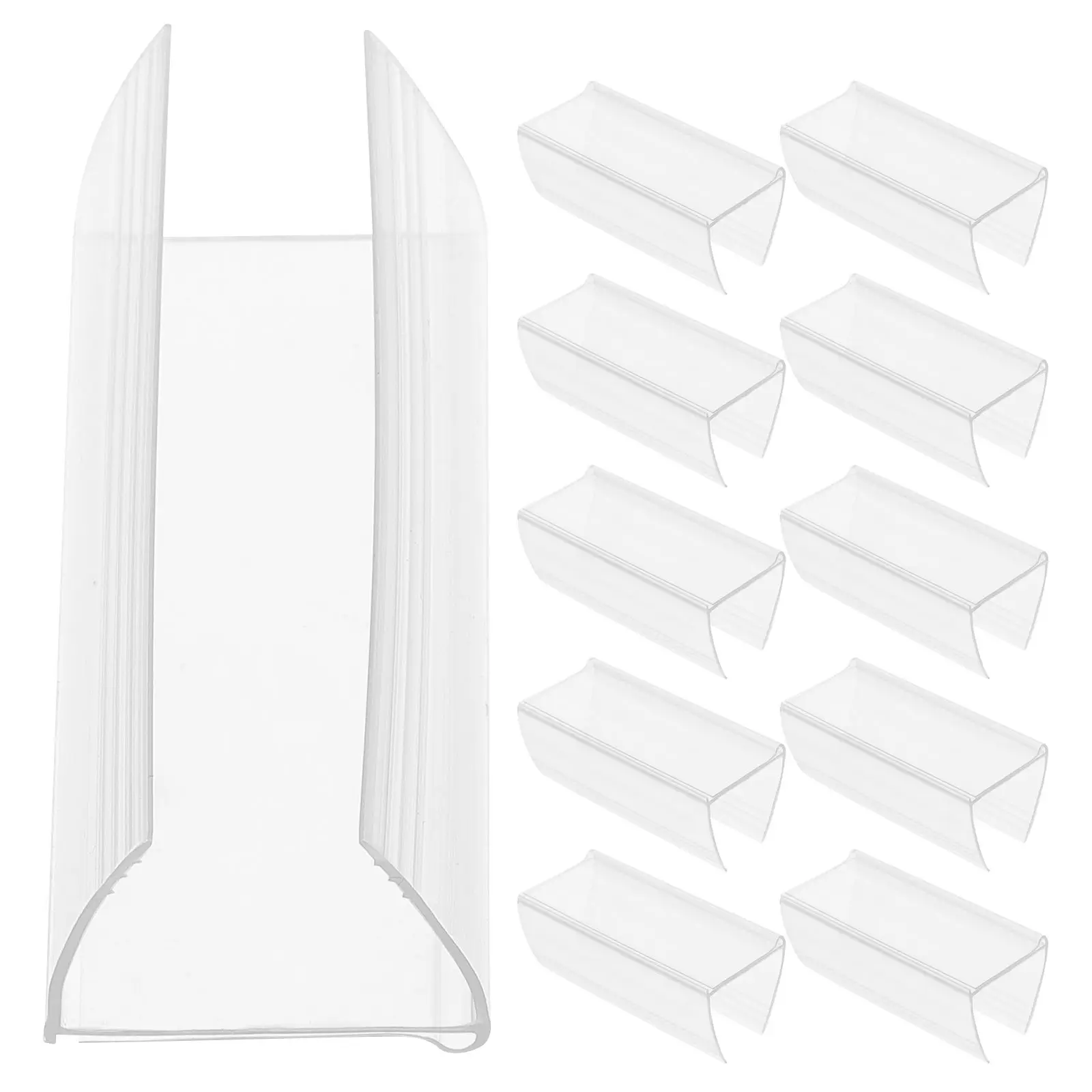 30 stücke PVC Label Halter Wiederverwendbare Regal Tag Zeichen Display Clips Preis Bar Marker ganizer Zubehör Lagerung Zimmer Bibliothek