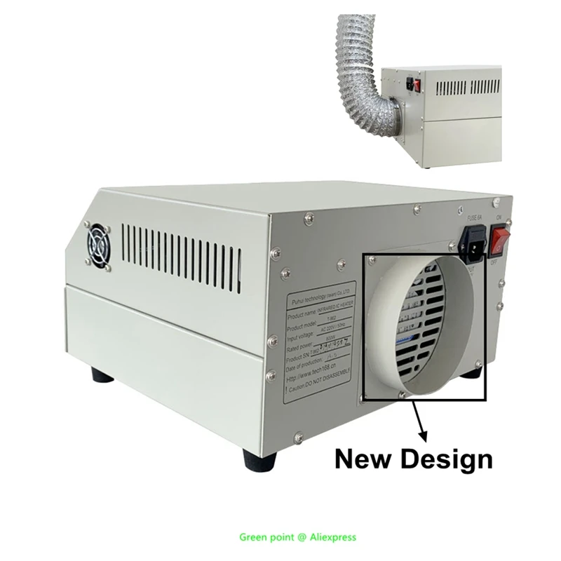 PUHUI T-962A Infrared IC Heater T962A Desktop Reflow Oven BGA SMD SMT Rework Sation T 962A Reflow Wave Oven High Quality