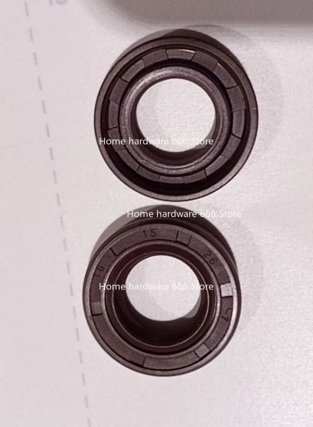 Joint d'huile en caoutchouc fluoré, 2 poinçons, 18-20 Hp, arbre d'hélice hors-bord, 1 paire, 2/spécifications 15 × 26