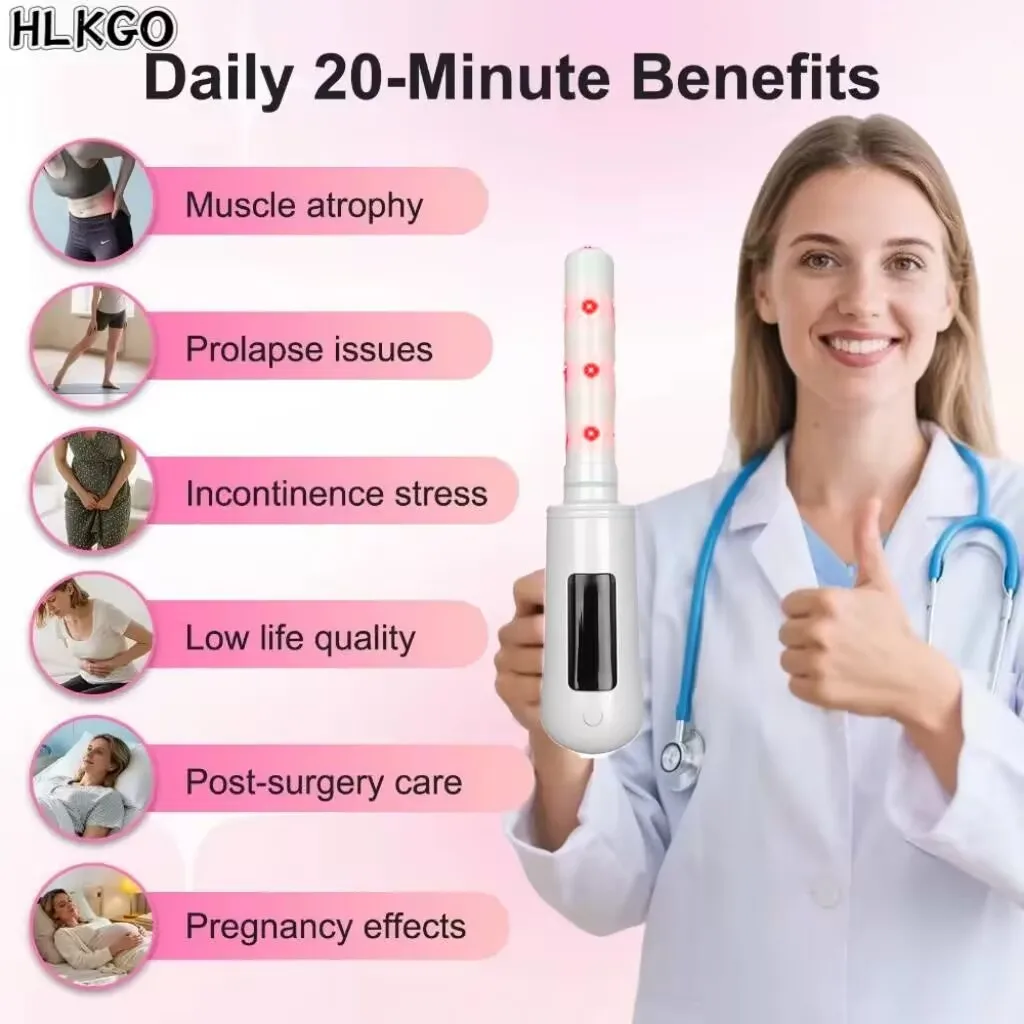 Feminine Health LED Phototherapy Equipment for Home, Personal Care Device for Vaginal Comfort and Incontinence Management