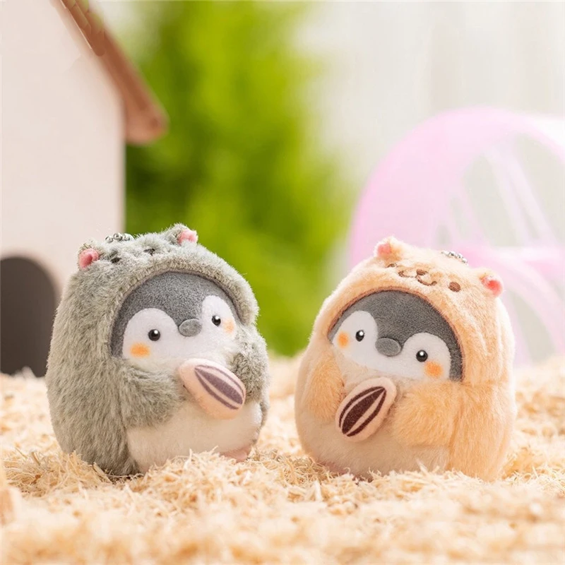 

Cute Penguin Plush Doll New Cartoon Koupen Chan Animal Plush Toys Kawaii Anime Hamster Key Chain Ring Bag Pendant Gift for Girls