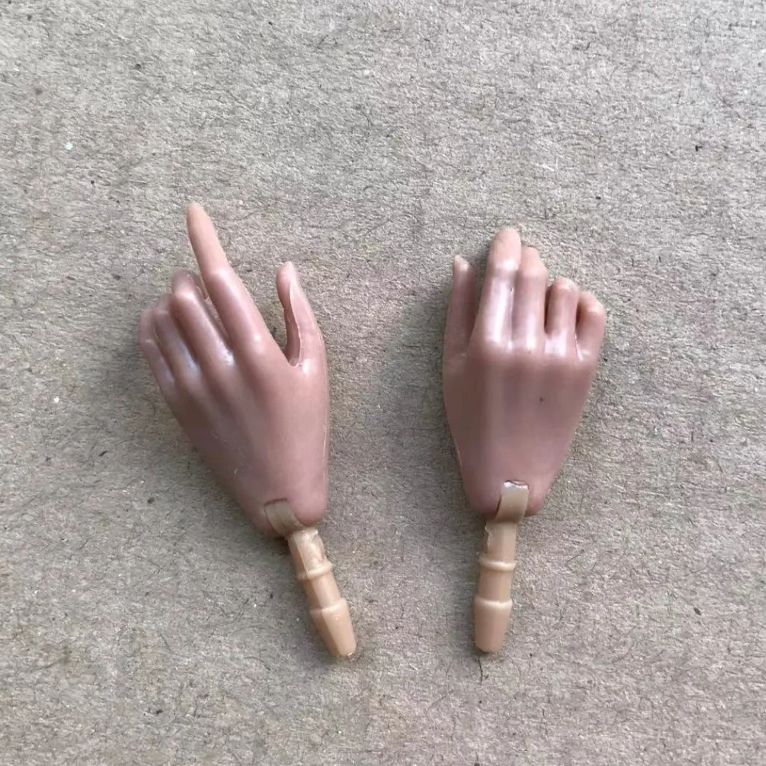 1/6 Puppe Hände Füße Super Weiß Beige Braun Puppe Zubehör 4 Geste Puppe Hände Dekore Für Weibliche Puppen – Detail 12
