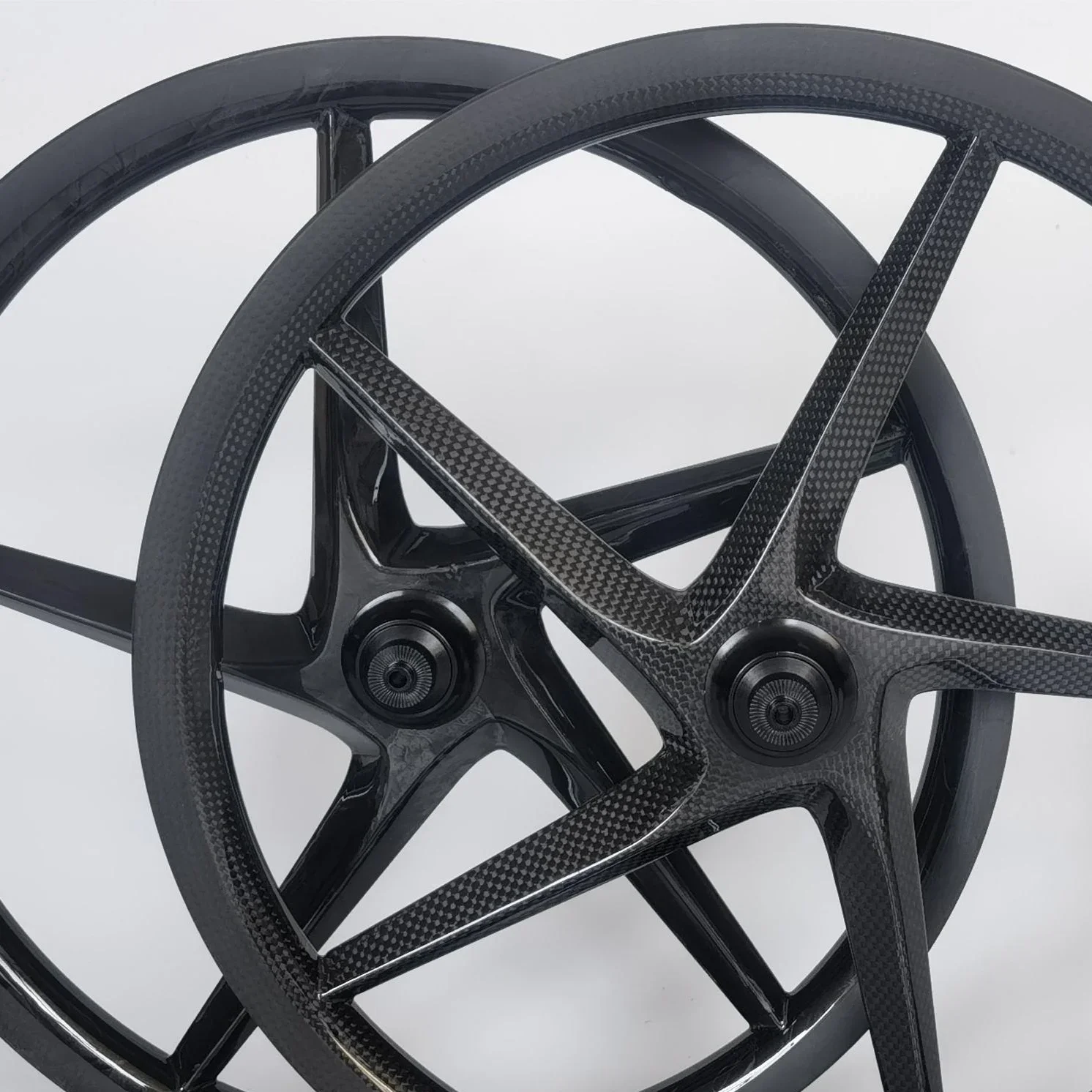 

20inch 451 5 Spoke Wheelset Full CarbonRoad/Track/fixed gear Wheel set UD/3K/12k Matte/Glossy V Brake Bicycle Wheel