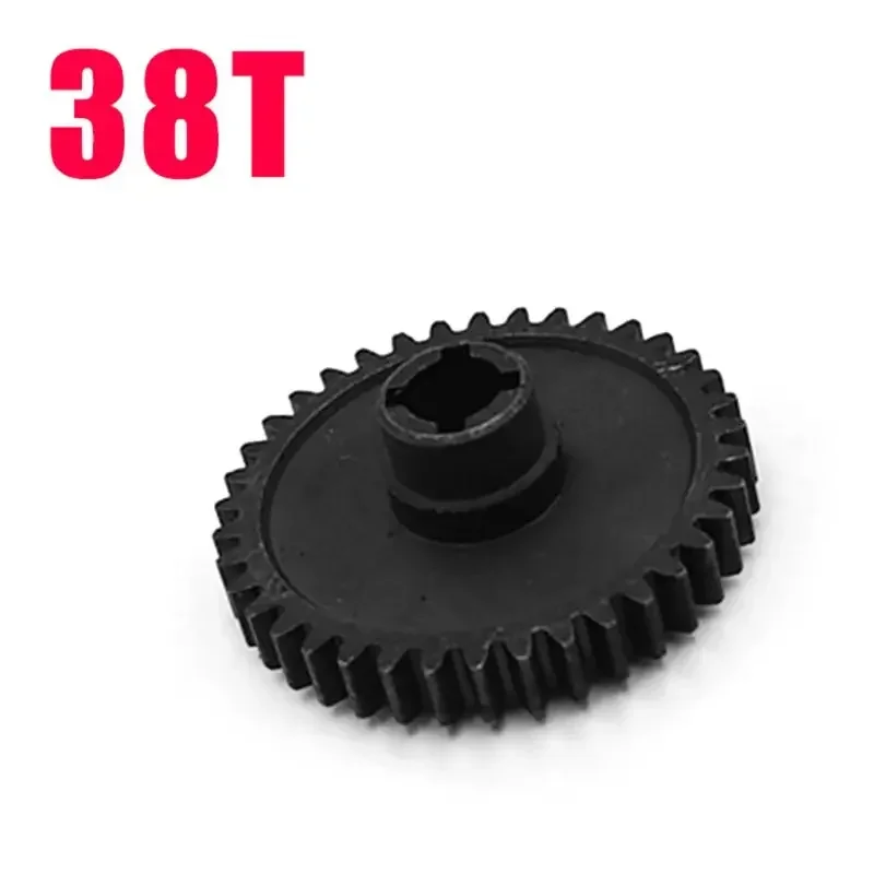 2pcs Metal WLtoys A959 Steel Diff Main Gear 38T & Motor Pinion Gear 17T For 1/18 Electric Buggy Vortex