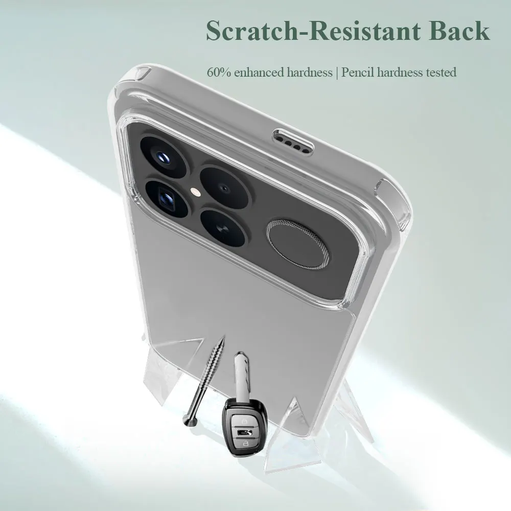 Lereach Für Poco X8 Pro Max F8 Ultra F8 Pro X7 Pro Transparente Kristall-Handyhülle TPU+Acryl Stoßfeste Schutzhülle – Detail 5