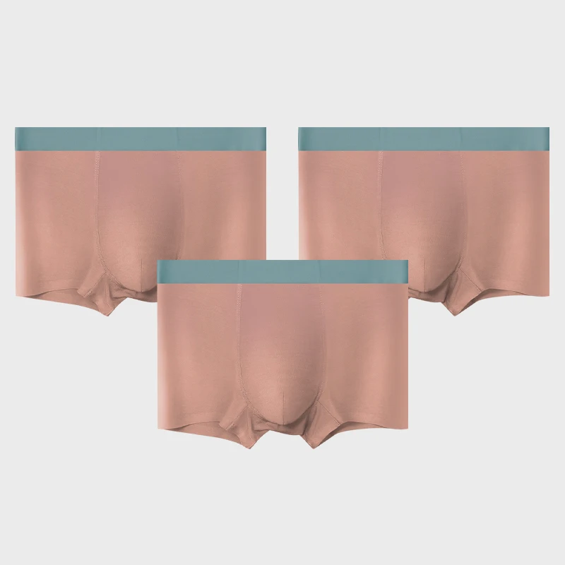 

Антибактериальное мужское нижнее белье, 3 шт., шорты-боксеры для мальчиков, шорты для подростков, мужские тонкие спортивные трусы-боксеры, мужские трусы