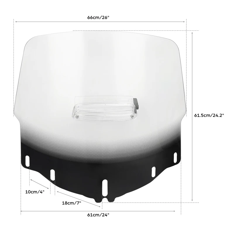 Ветровое стекло с вентиляционным отверстием и отделкой ветрового стекла Подходит для Honda Goldwing GL1800 2001-2017