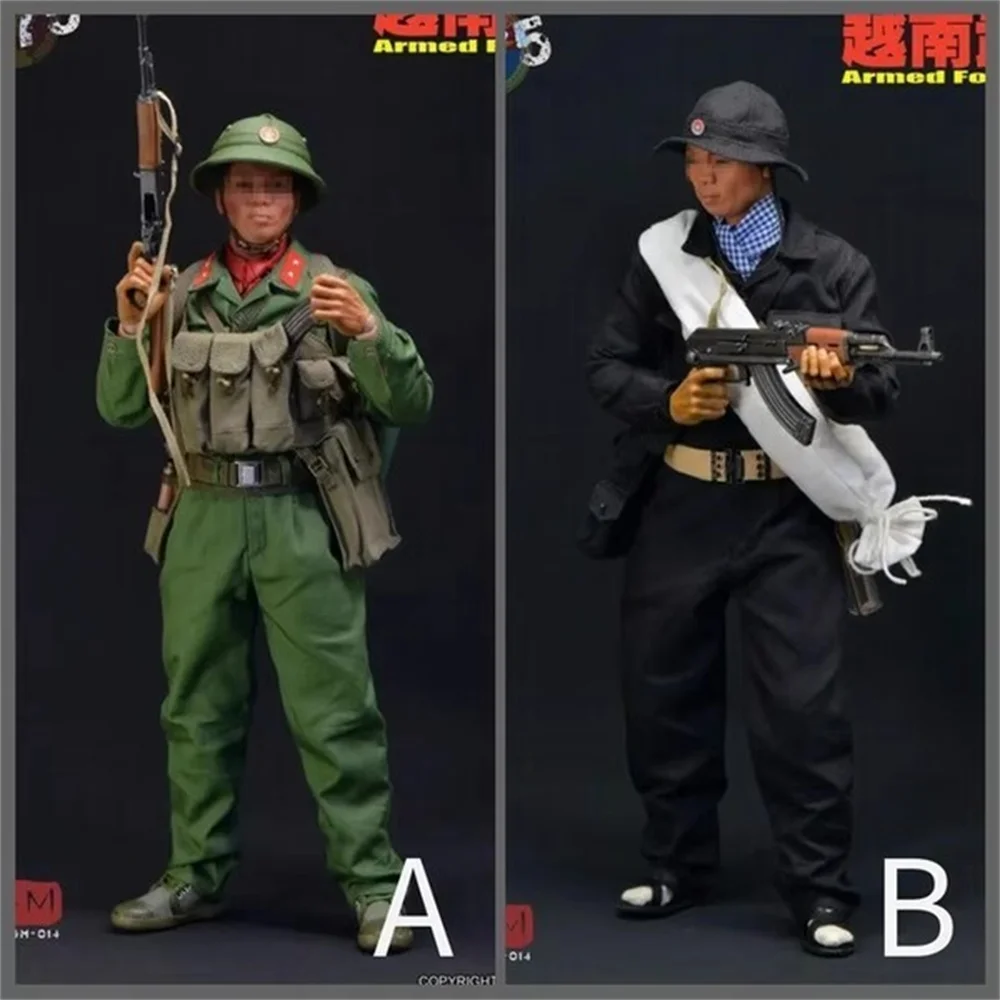 1/6 BGMTOYS BGM-014 BGM-014A/B 아시아 베트남 군인 인형 드레스 유니폼 무기 몸 없음 머리 없음 12인치 피규어 인형 수집용