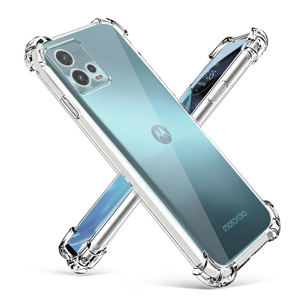 For Motorola Moto G72 5G Case Clear Shockproof Silicone Soft Protect Cases For Moto G73 5G Clear Coque For MotoG72 G 72 Funda