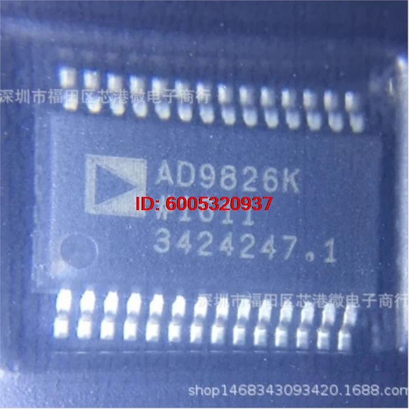 1~10pcs/lot AD9826KRSZ AD9826KRSZRL AD9826 SSOP28 100% Brand New Original.