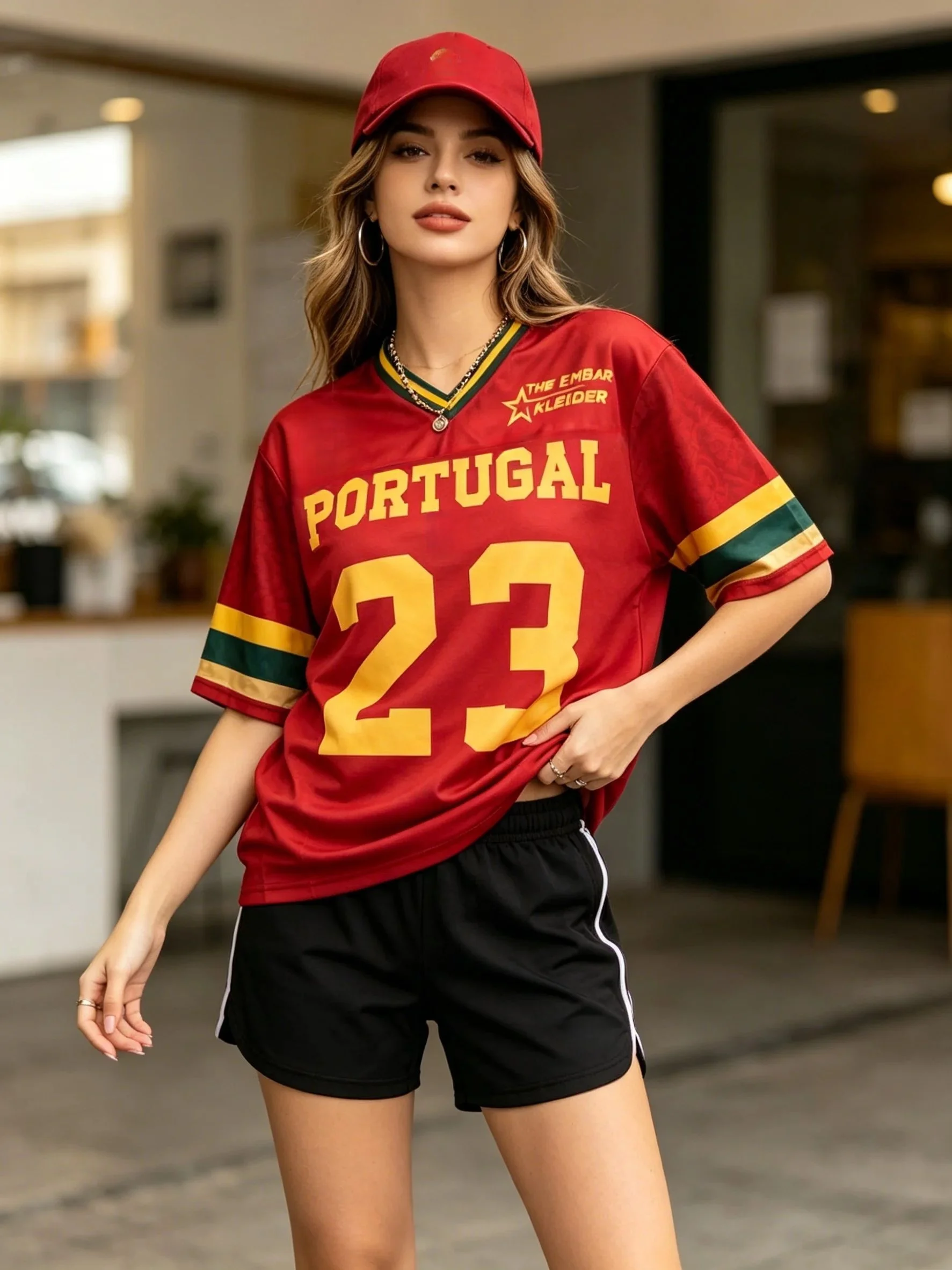 Letnia damska koszulka z kontr – Women'S Fashion Portugal recenzja i cena