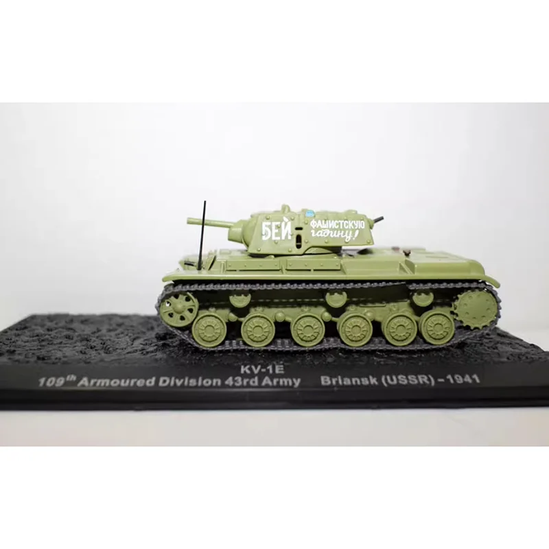

Diecast 1/72 Scale KV-1 Soviet Tank Voroshilov Finished Tank Model Metal Collection Decoration Display Gift