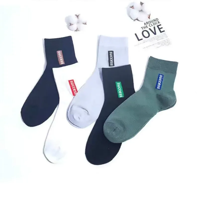 6Pairs Men Bamboo Fiber Autumn Winter Socks Breathable Cotton Soft Sports Sock Deodorant Business High Quality Male Ankle Socks image 6