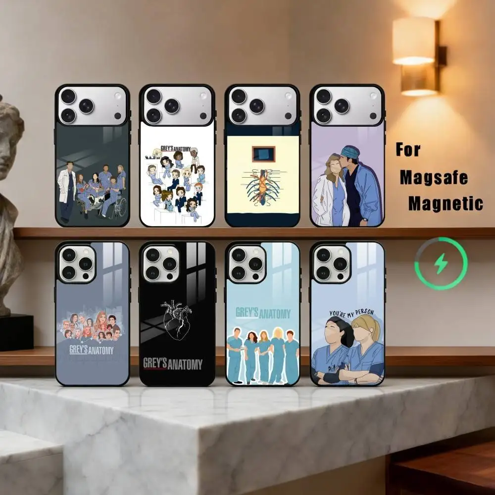 

G-GreysS A-Anatomy-Y Phone Case For iPhone17,16,15,14,13,12,11 Plus,Pro Max Magnetic For Magsafe Wireless Charging