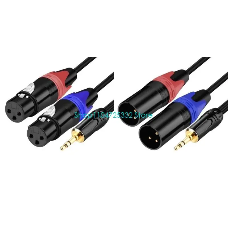 P5EA 3.5mm Stereophonic To Double Input Cable Additional Bronze Conductors Strong Plan