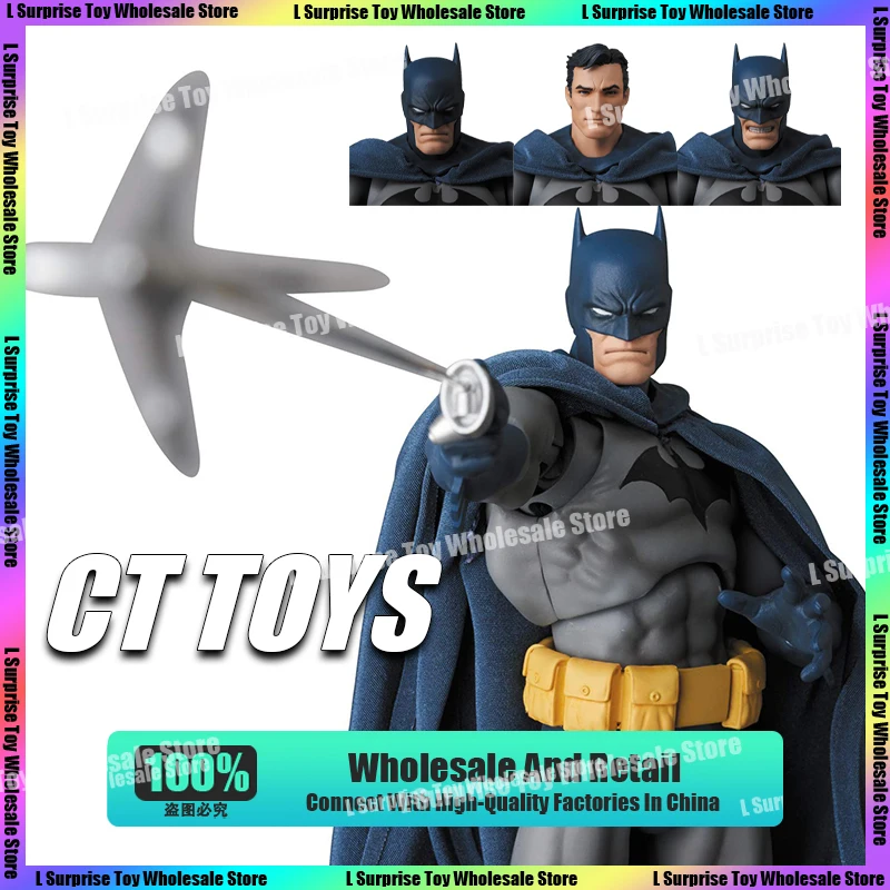 

CT Toys Mafex 105 Batman Figure Batman Hush Ruce Wayne Anime Action Figure Figurine Model Hallowmas Gifts Toys