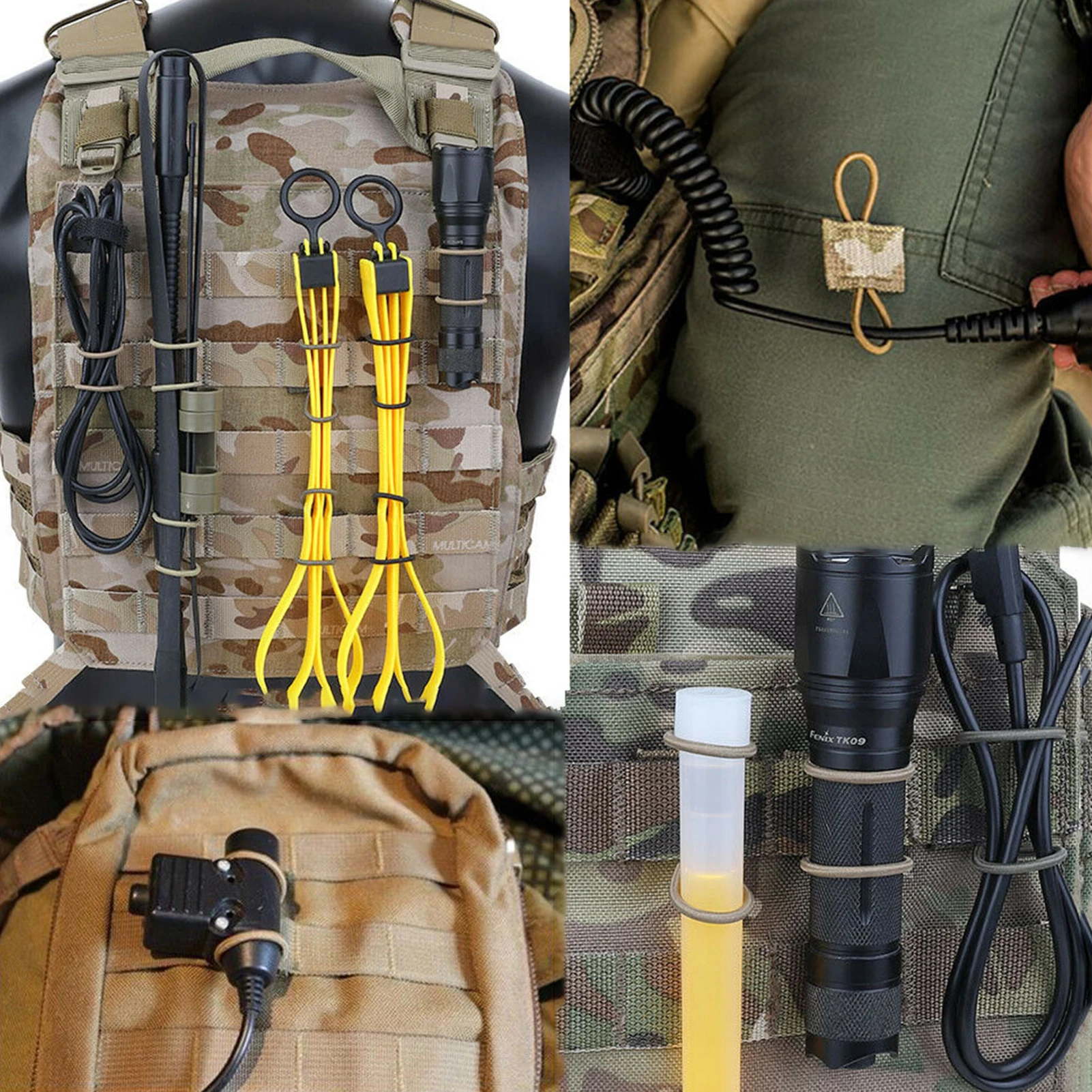 

Tactical Backpack Strap Buckle Attachment-Military-Grade Webbing Lightweight 3g Outdoor Accessories For Tactical Vest Pack