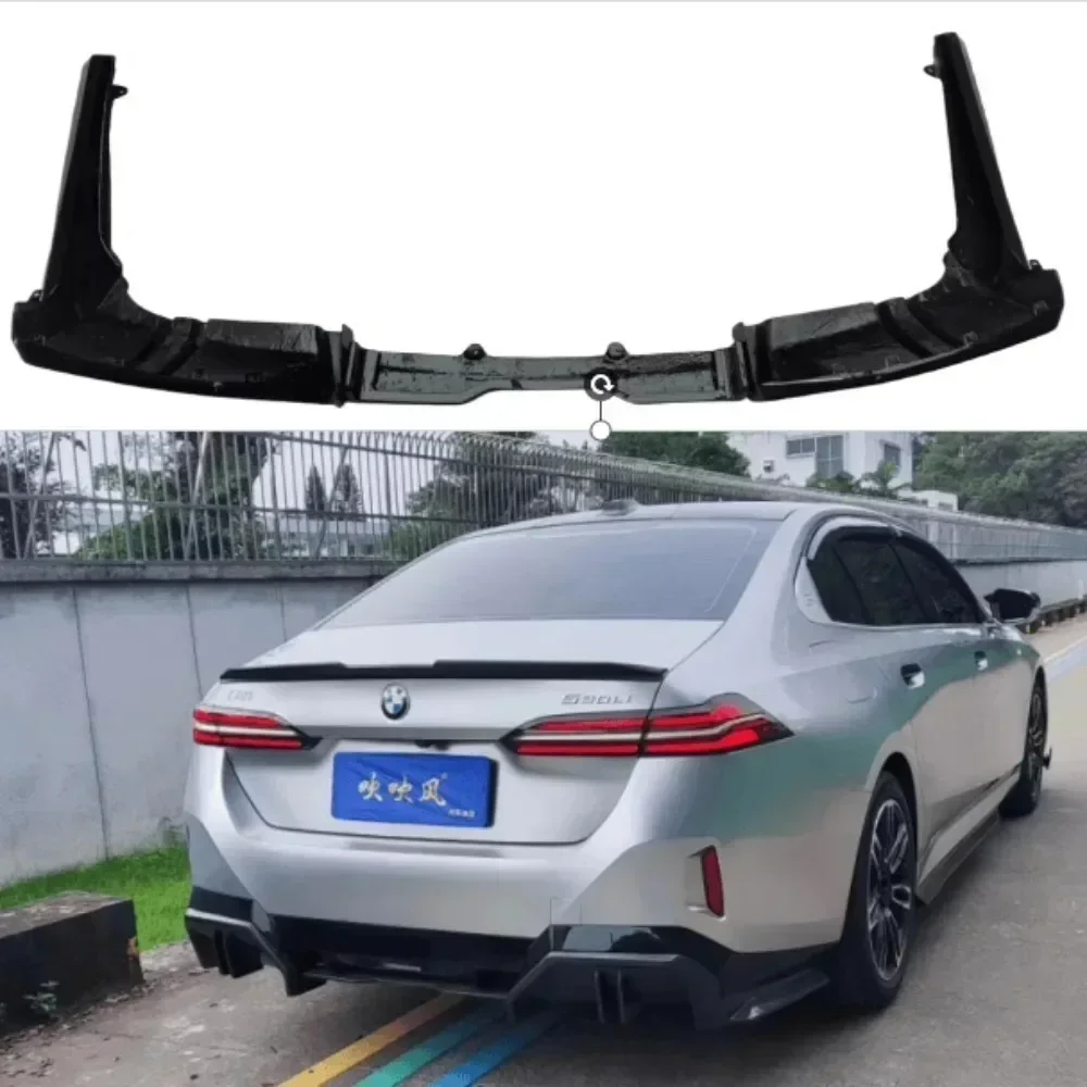 

New! 3PCS Dry Carbon Fiber For BMW 5 Series G60 G68 M Sport Edition Front Lip Side Skirts Spoiler Body Kit 2024+ Car Accessories