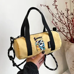 Snoopy Women Handbags Cute Shoulder Bag Cartoon Anime Graphic Print Portable Crossbody Bag Fashion Handbag Birthday Party Gifts