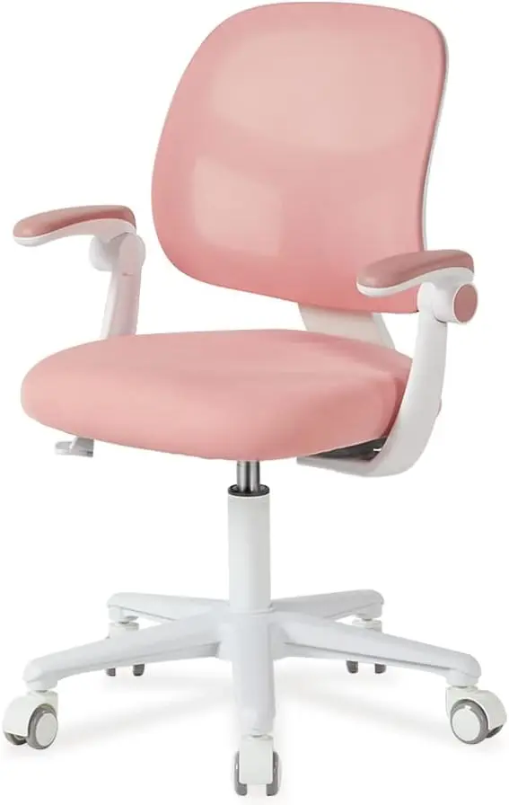 Height Adjustable Kids Chair, Ergonomically Designed Kids Study Chair. Made Suitable for 4~12 Years Old Child, Pink