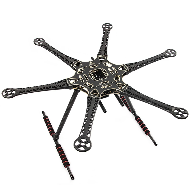Frame S550 F550 Upgrade Hexacopter Frame Kit Soldered Center Plate w/Landing Skid for FPV