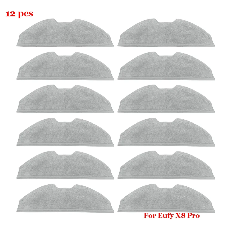 Voor Eufy X8 Pro Robot Zijborstel Hepa Filters Mop Doeken Mop Doek Rag Stofzak Stofzuiger Onderdelen Vervanging Accessoires