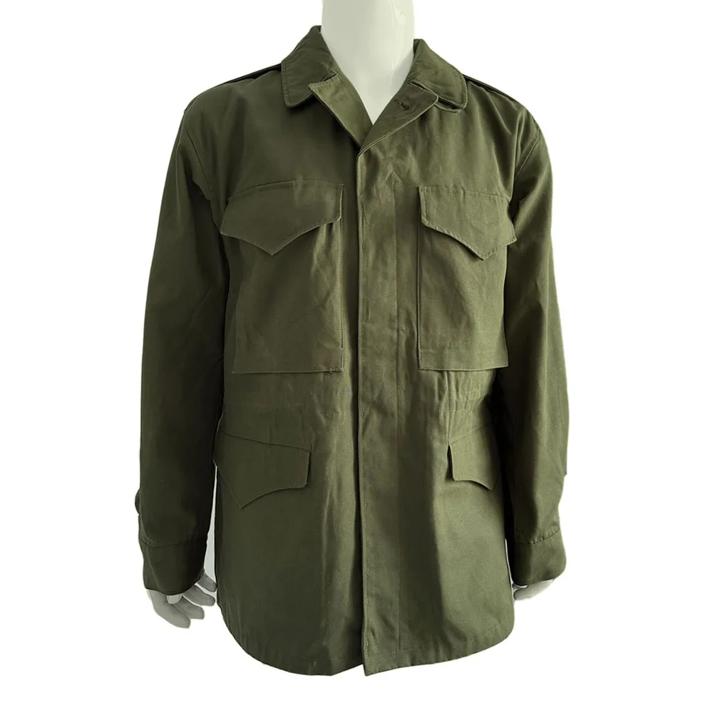 WW2 M43 Outdoor Jacket Tactics American Soldier Hooded Sport Loose Cotton Tactical Green Jacket M43
