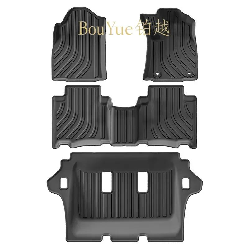 TPE Car Floor Mats for Toyota Fortuner Runner 15-24 Eco Friendly All Weather Trunk Liner Crossover Auto Interior Accessories