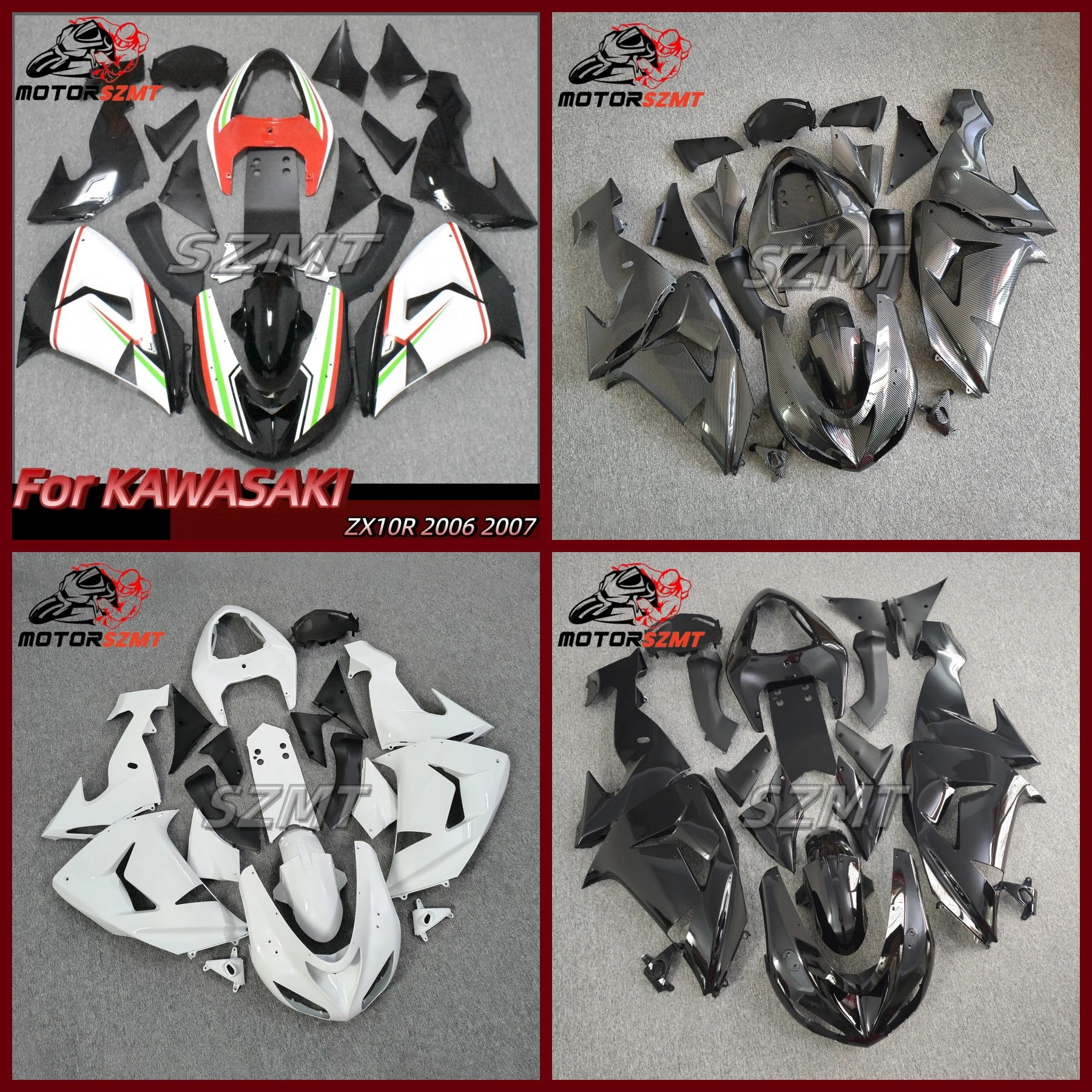 For Kawasaki ZX10R 2006 2007 Motorcycle Body Fairings Kit Full Set
