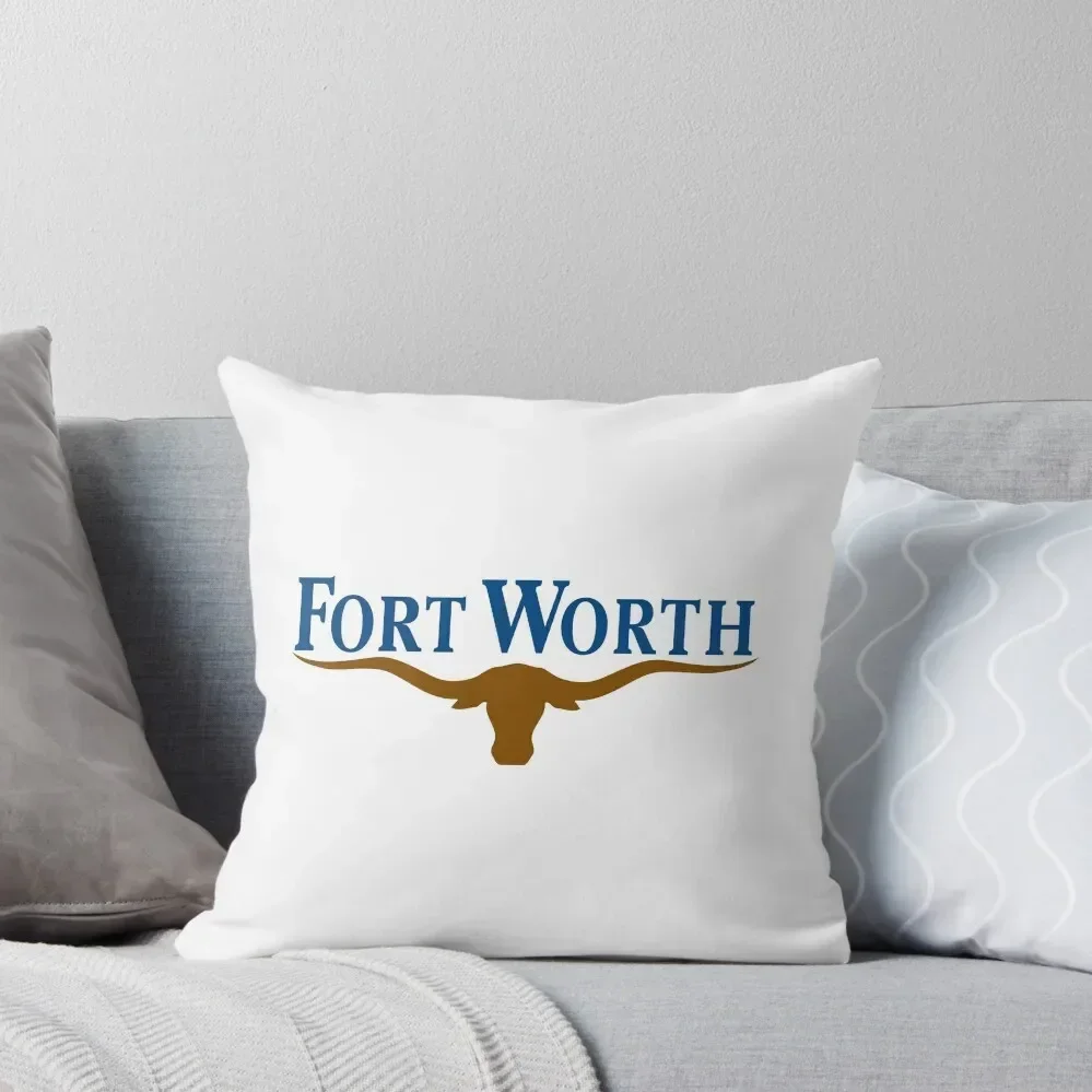 City-of-Fort-Worth Throw Pillow christmas pillow case luxury sofa pillows Decorative pillow case