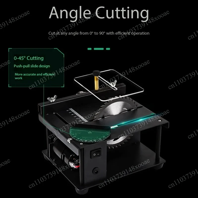 Micro Small Table Saw DIY Woodworking Jade Electric Saw Table Grinder Precision Model Saw Multifunctional Small Cutting