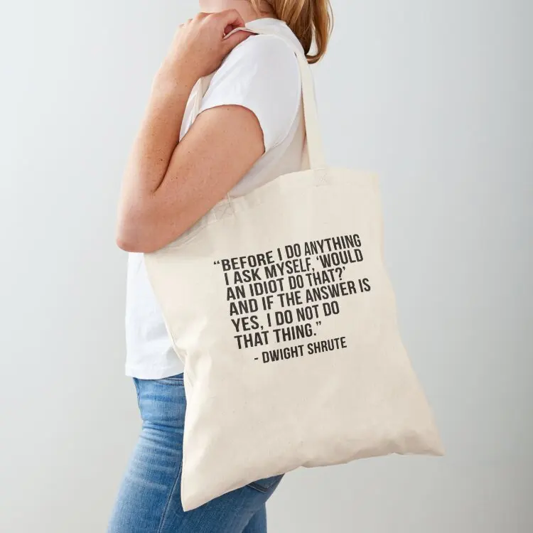 

Before I DO Anything I Ask Myself Tote Bag Handbags women hand bag Candy bags Women's shopper