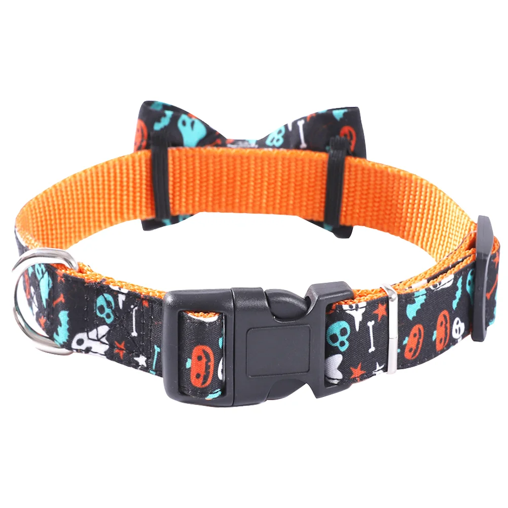 1 unidad de suministros para mascotas, Collar para perro y gato de Halloween, Collar de disfraces para mascotas, Collar para mascota de Halloween, Collar para gato de Halloween