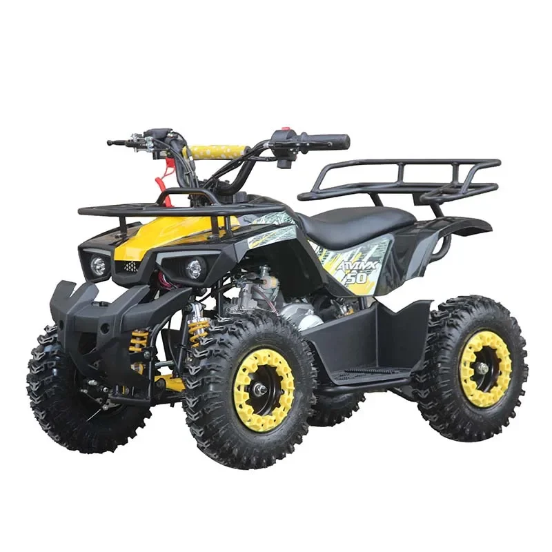 49cc 50cc 60cc 4x4 Atvs Utvs 4 tiempos Single Cylnder refrigerado por aire todoterreno QUAD BIKES neumáticos de 6 pulgadas motocicletas (SL50X)