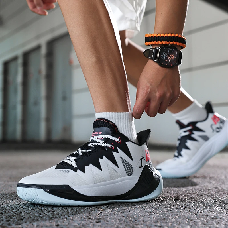 

New Men's Basketball Shoes Spring Autumn Couple Running Sport Breathable Mesh Anti-slip Wear-resistant Outdoor Sneaker for Adult