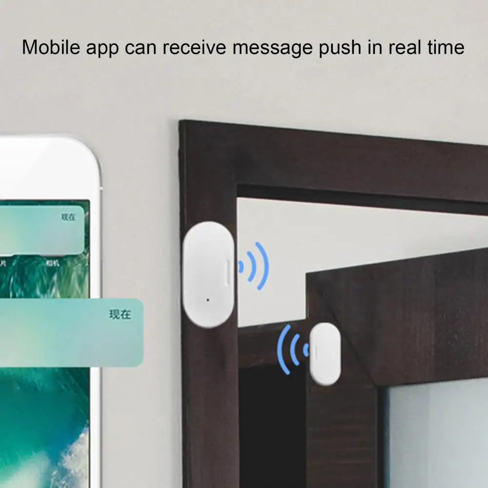 Door Sensor 1 Set Intelligent Wide Applications Home Security  Practical Wireless Door Sensor for Drawer