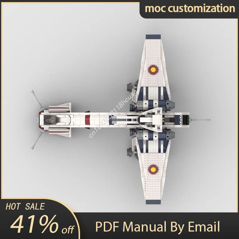 

1085 шт. MOC Republic Прямая поставка 2,0, звездная боевая модель, строительный блок, сделай сам, креативная сборка, развивающие кирпичи, игрушки, подарок для детей