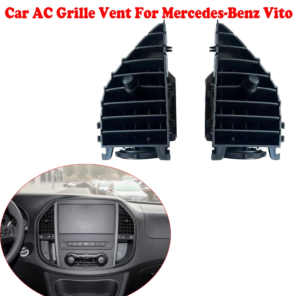 

1 Pair For Mercedes Benz Mercedes-Benz Vito Viano V260 W447 W448 2017-2023 Center A/C Grille Vent Air Condition Outlet