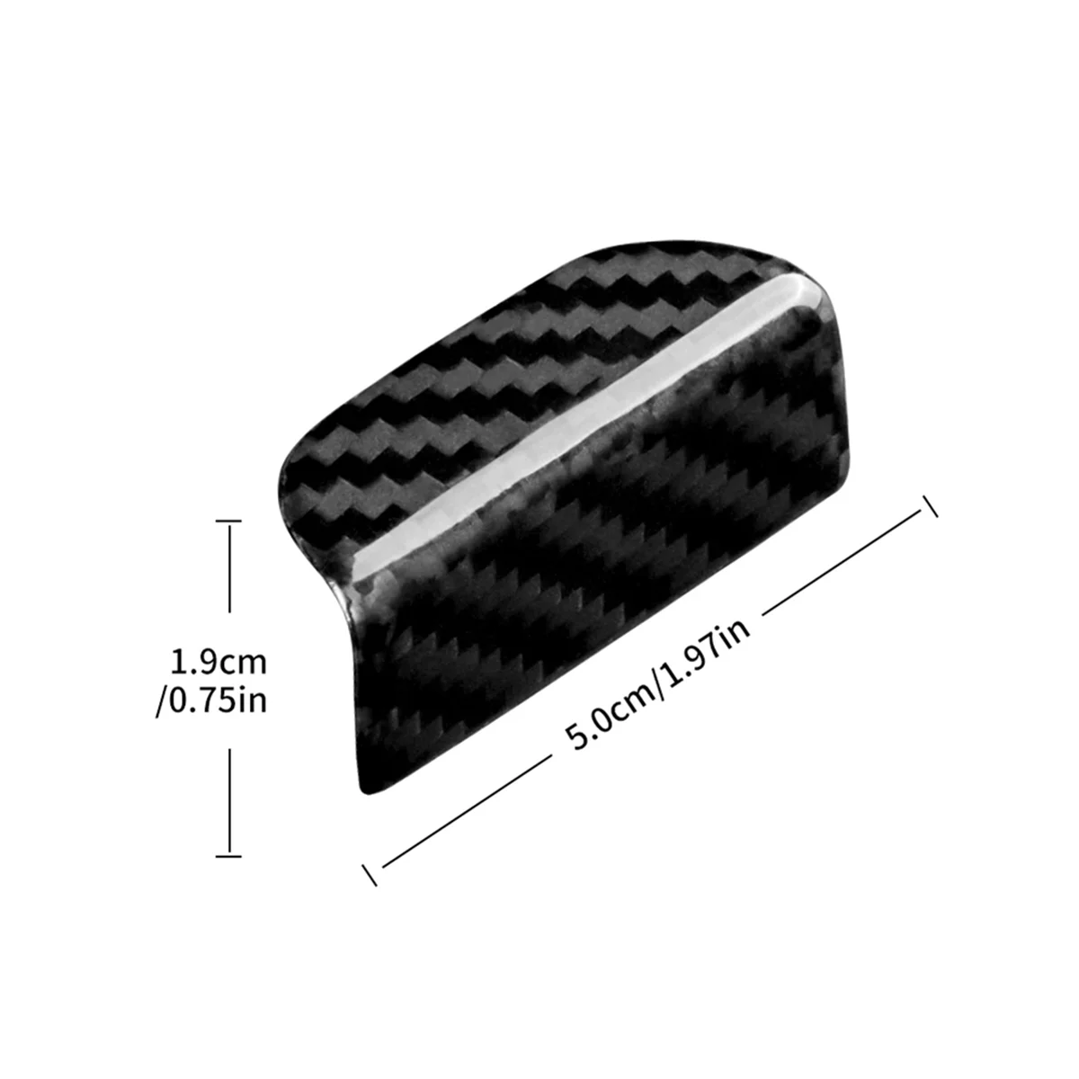 Real Hard Carbon Fiber for Subaru BRZ Toyota GR86 2022-2024 Central Storage Button Decor Interior