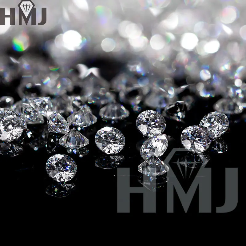 Lab Grown Diamond CVD  Melee HPHT DEF VS-VVS Round Brilliant Cut 1CT  Loose Stones  Beads for Fine Jewelry Making