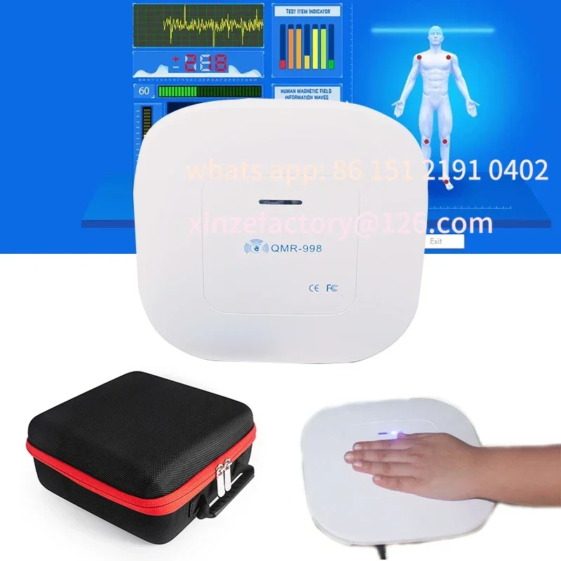 Customizable Newest Quantum Magnetic Resonance Analyzer Hand Touch Body Health Analyzer Version Diagnosis Machine
