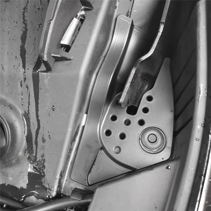 볼보 XC60 2018-2023 안티 리프 파편 차단 와이퍼 드레인 슬롯, 수정 자동차 용품