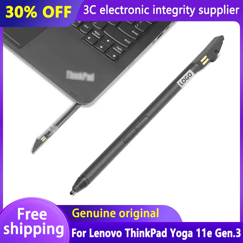 

NEW 4096 Stylus Pen for Lenovo ThinkPad Yoga 11e Gen.3 Tablet Stylus Pen Digital Touch Pressure Pen 01LW770 1LW770 SD60M67358