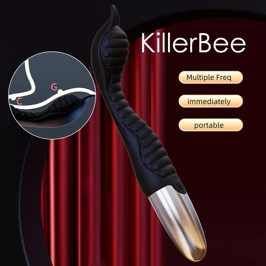 هزاز G-Spot قوي على شكل حرف S دسار البظر محفز المهبل لعبة الاستمناء النسائية 10 أوضاع الاهتزاز منتجات الجنس الكبار