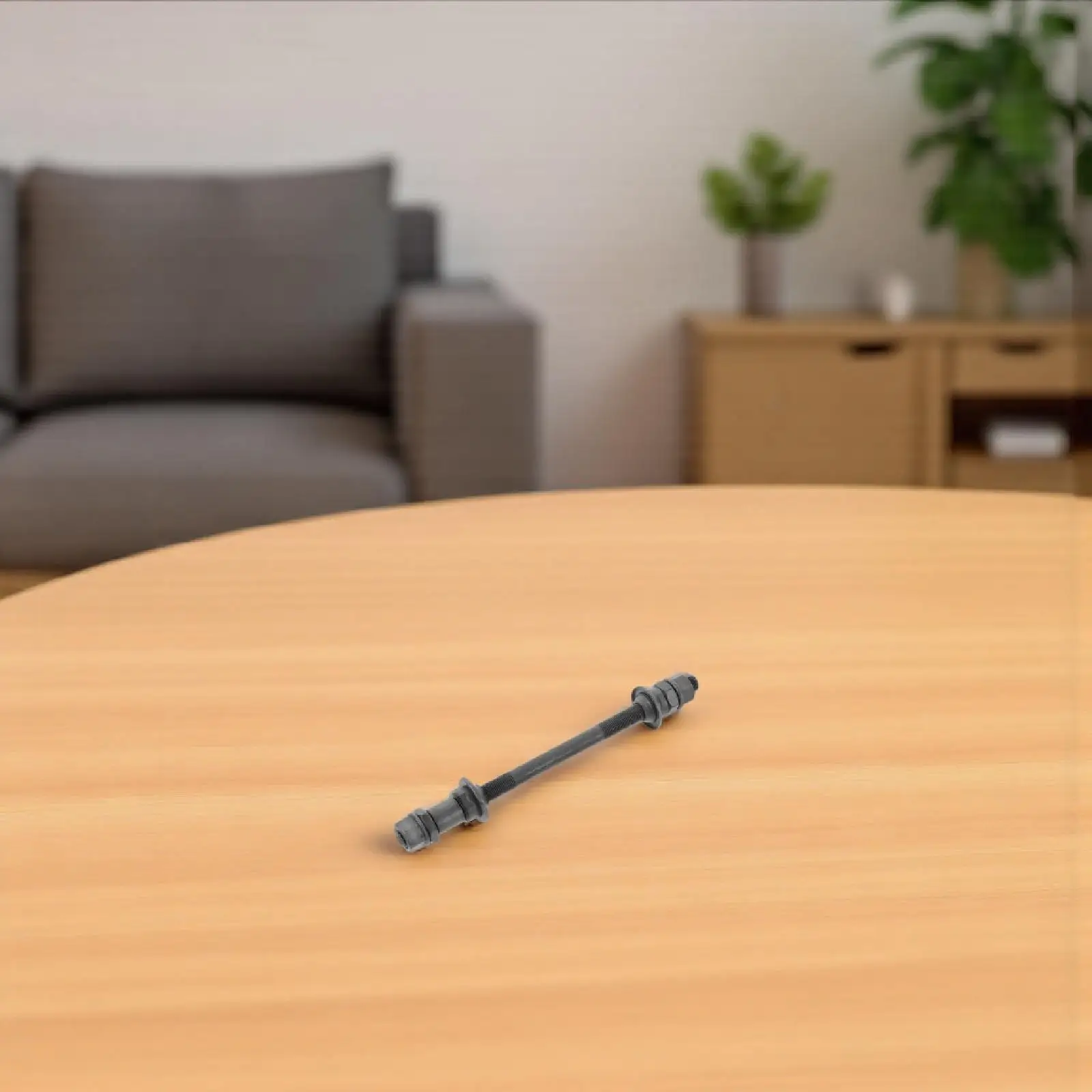 

1Sets Mountain Bike Components 140Mm Solid Front Hub Axle with Ball Bearing Quick Release for Off-Road Durability Bicycle Wheel