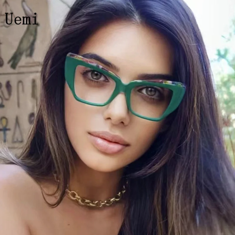 Retro Cat Eye Glasses Frame, Vintage Design Eyewear
