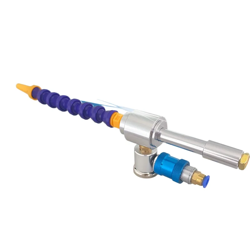 Aluminum Alloy Finishing Processing Vortex Tube Cooler Low Temperature Cold Air Gun Snail Flow Cold Heat Devil Frozen Pipe