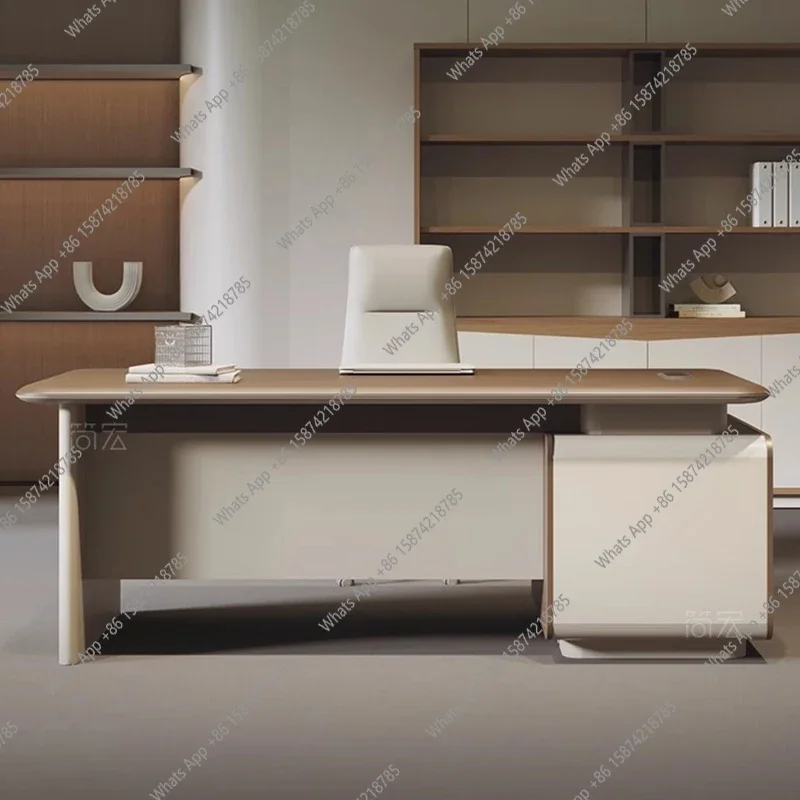 XS Modern houten bureau Staande decoratie Slaapkamer Bureau Luxe design Multifunctioneel Meuble Bureau Meubels