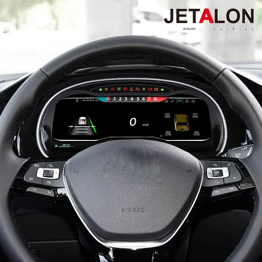 12.3''Virtual Cockpit Digital LCD Instrument Cluster Speedometer Dashboard Screen For Volkswagen Golf 7 2014-2020 Plug and Play