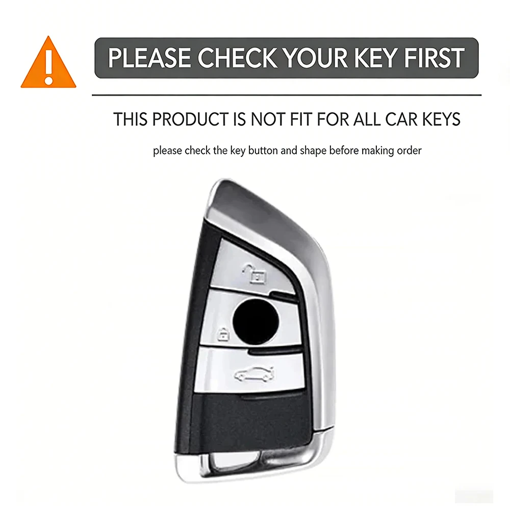 Silicone Remote Car Keychain Holder Key Case Cover for BMW F48 F46 F10 F20 F30 X1 X2 X3 X4 X5 X6 Z4 1 2 3 4 5 6 7 Serie 7 Wallet view 5